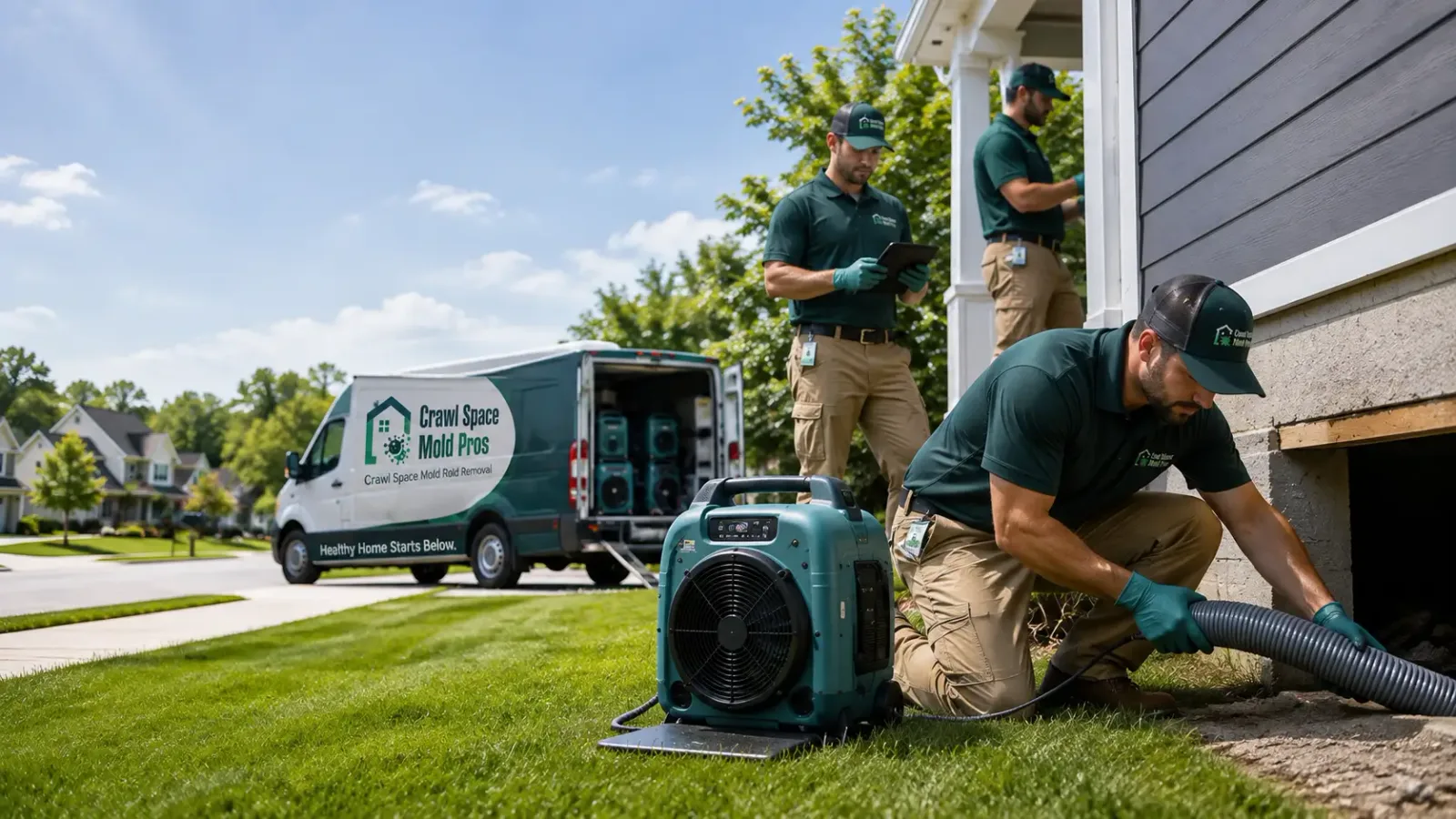 Crawl Space Mold Removal in Metcalf, IL
